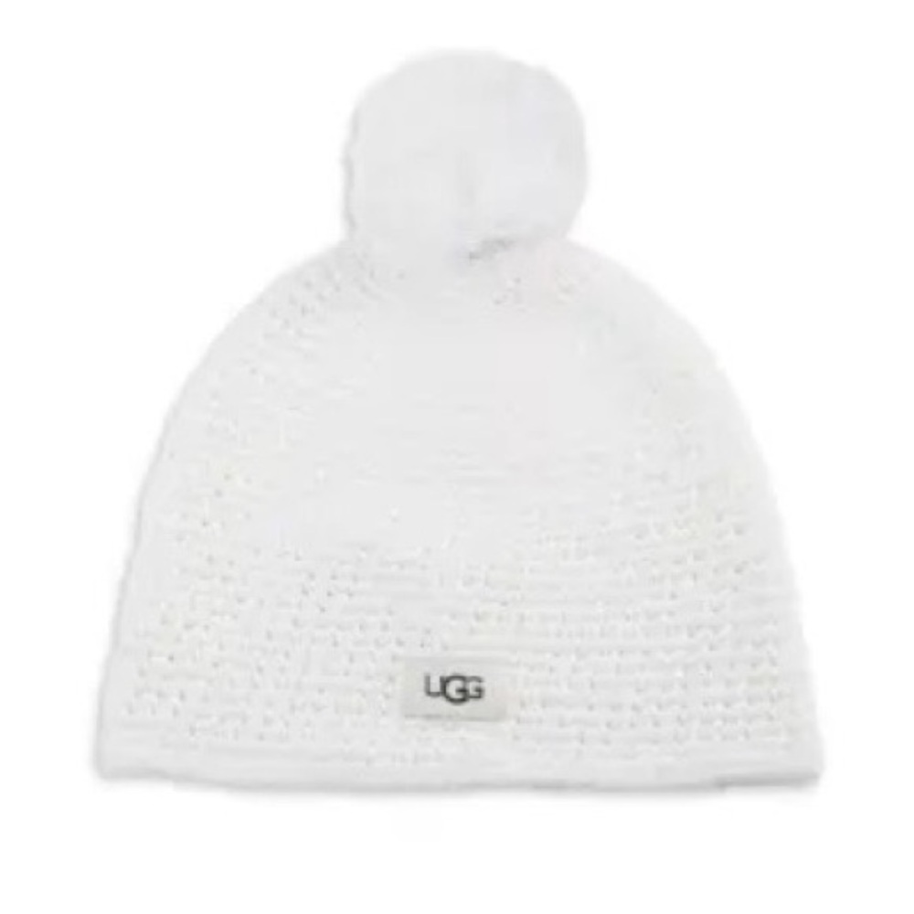 UGG Knit Beanie with Pom Pom.